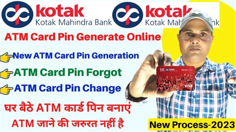 forgot smart card pin|kotak debit card pin forgot.